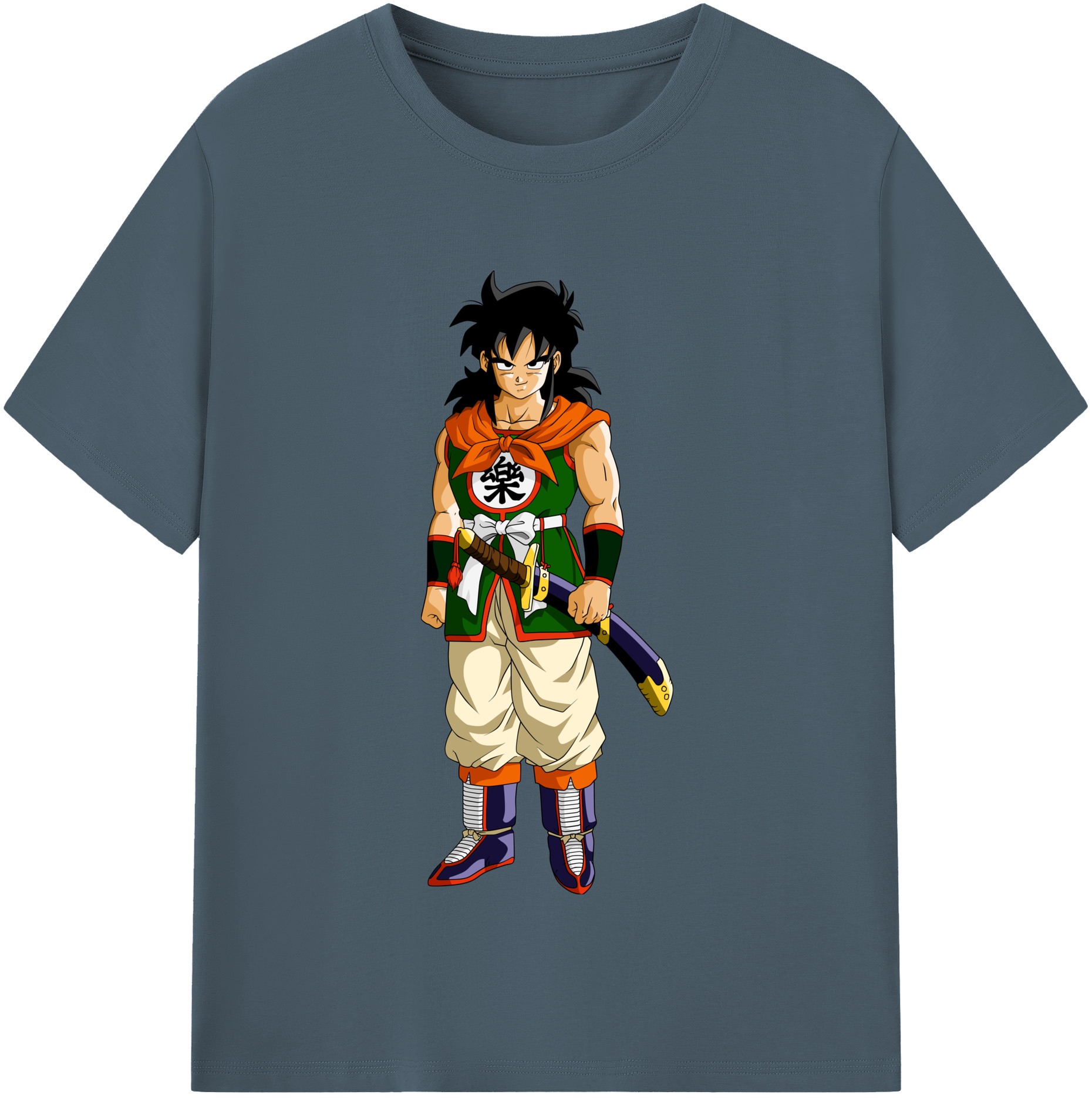 （画像用） ドラゴンボール ヤムチャ DRAGON BALL Yamcha 綿100％半袖Tシャツ（フロントプリント）